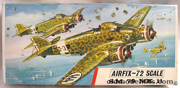 Airfix 1/72 S.M.79 Mk.II - Savoia-Marchetti SM-79, 487 plastic model kit